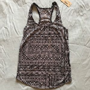 Arizona Juniors Black and White Tank Top